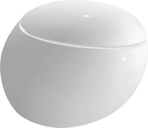 LAUFEN ILBAGNOALESSI : wc suspendu, à chasse d'eau profonde, sans rebord, 585 x 390, kit de montage inclus, H8209714000001, H8209714000001