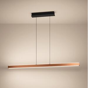 Eglo 390499 - Lampadario dimmerabile a sospensione con cavo CIGGIANO LED/30W/230V dorato + telecomando
