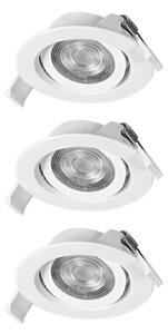 Osram - Set da 3 faretti da incasso LED SPOT LED/4,9W/230V 2700K bianchi