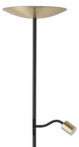Eglo 901979 - Lampada da terra a LED dimmerabile CONIVARINO LED/26,5W/230V +LED/4W dorata