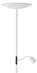 Eglo 901978 - Lampada da terra dimmerabile CONIVARINO LED/26,5W/230V +LED/4W, bianca