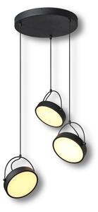 Osram - Lampada a sospensione LED su cavo DECOR PUCK 3xLED/12W/230V CRI 90 nero