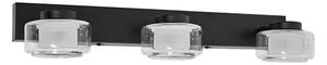 Osram - Lampada da parete LED per bagno ORBIS FLAME 3xLED/5,5W/230V IP44 nero