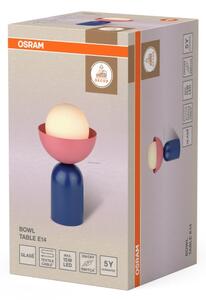 Osram - Lampada da tavolo DECOR BOWL 1xE14/25W/230V blu/rosa