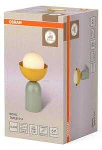Osram - Lampada da tavolo DECOR BOWL 1xE14/25W/230V verde/gialla