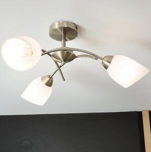 Lampadario a plafone DONNA 3xE27/60W/230V patina