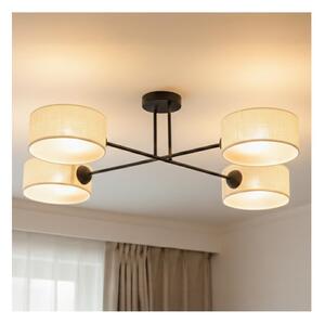 Brilagi - Lampadario a plafone VIRGO 4xE14/40W/230V crema/nero