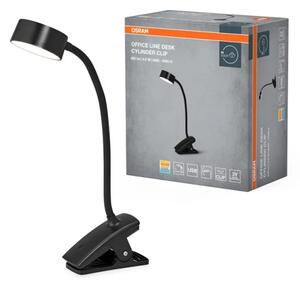 Osram - Lampada da tavolo LED dimmerabile con clip OFFICE LINE LED/4,8W/230V nera