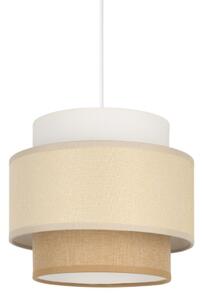 Brilagi - Lampadario a sospensione con cavo RESNA 1xE27/60W/230V diam. 20 cm crema/beige