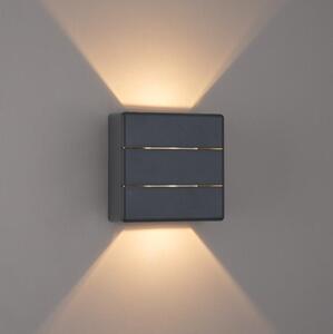 Brilagi -LED Applique da esterno DOUBLERAY LINE LED/6W/230V antracite IP54