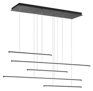 Ondaluce - Lampada a sospensione dimmerabile su cavo GENIUS LED/72W/230V nero