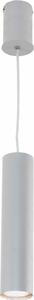 Lampada a sospensione stretta Ø 5,5 cm cilindro in argento regolabile lampada a sospensione cucina luce a sospensione sala da pranzo