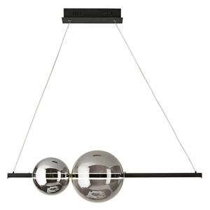 Ondaluce - Sospensione dimmerabile a cavo FUFI LED/40W/230V nero/fumé