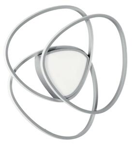 Ondaluce - Plafoniera a LED dimmerabile ROSE LED/60W/230V 50x54 cm argento