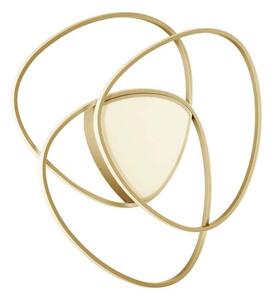 Ondaluce - Plafoniera da soffitto LED dimmerabile ROSE LED/60W/230V 50x54 cm dorata