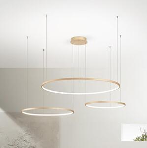 Ondaluce - Lampadario LED dimmerabile a sospensione su cavo SOEL LED/28W/230V+LED/38W+LED/47W