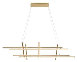 Ondaluce - Lampadario LED dimmerabile a sospensione su cavo MOVIDA LED/114W/230V oro