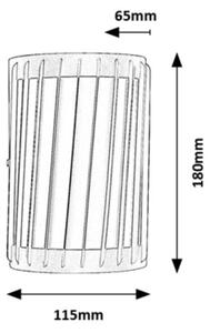 Rabalux 77206 - Applique da esterno TAMARITE LED/6W/230V IP54