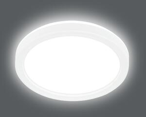 PLAFONIERA LED BLULAXA Plano slim, 12W, 4000K, 3000K, 1200 lumen, luce calda, IP20, bianca
