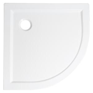 Piatto doccia standard SENSEA pmma semicircolare Essential 80 x 80 cm bianco