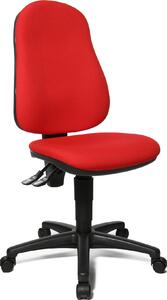 Topstar Home Office sedia da ufficio POINT 60 sedia da scrivania senza braccioli in tessuto sedia girevole