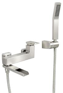 Miscelatore per lavabo con doccetta manuale - Acciaio inossidabile