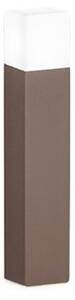 Lampioncino esterno ip54 perenz tower 8342 e e27 led metallo alluminio acrilico corten opaco - Perenz