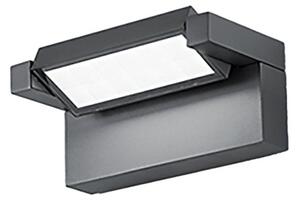 Applique esterno orientabile perenz display 8350 a ct ip65 led cct antracite opaco - Perenz