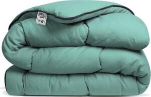 Piumino 200x200 cm Coverless - Antiallergico e Igienico - Verde Nube morbido Piumino per 2 persone letto - Lavabile a 60°C - All Y