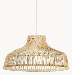 Lampada a sospensione grande in rattan Braid