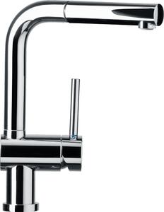 Miscelatore per lavello con doccia Schock PIEGA cromo 547121CHR