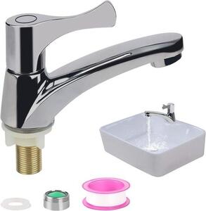Piccoli ospiti dell'armatura WC - Crane in acciaio inossidabile con acqua fredda con bocca filtrante per bagno, cucina e bar - Elegante e Praktis