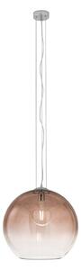 Lampadario vetro soffiato perenz planet 8526 e 45 e27 led marrone - Perenz