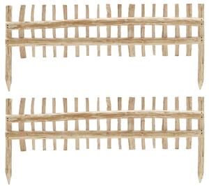 Minirecinzione 2 Pezzi 115x50 cm in Nocciolo Naturale