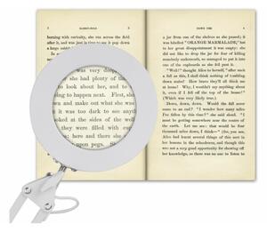 Extol - Lampada da tavolo LED dimmerabile con una lente d'ingrandimento LED/8W/5V 2900/4500/7500K bianco