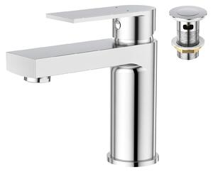 Miscelatore monocomando per bagno con lavabo a incasso