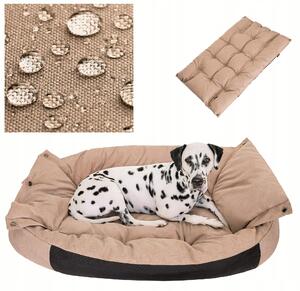 PillowPrim, lettino per cani 2-in-1, impermeabile, color beige, taglia L
