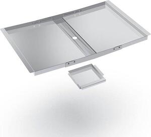 Griglia gas per raccolta grassi 61-76,2 cm - acciaio inox - regolabile - facile pulizia