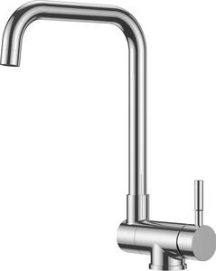 Rubinetto per cucina con Design pieghevole e girevole a 360° in acciaio inox