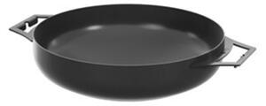 Padella in Acciaio Naturale 50cm con 2 Manici per Barbecue - Diametro 50cm, Profondit� 10cm, Peso 5,5kg - Alta Qualit� Artigianale, Made in Europe