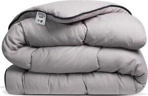 Piumino Coverless 140x200 cm - Antiallergico, lavabile a 60°C, Nube Morbida e Morbida, Taupe/Grigio, Perfetto per ogni comfort dell'anno