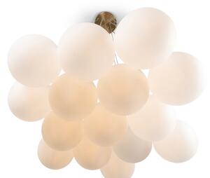 Brilagi - Lampadario sospeso con cavo GLOBE 15xE14/15W/230V bianco