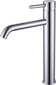 Valvola miscelatore lavabo alta - acciaio inox - cromo - facile regolazione della temperatura