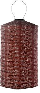LUMIZ Lanterna solare Folia Cilindro - 28 cm - Rame