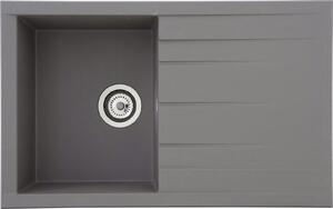 Lavello RESPEKTA Houston, 80 x 50 cm, grigio cemento