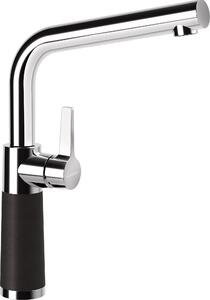 Miscelatore monocomando SCHOCK SC-540 Orig. Cristalite+ surround Nero Gamma girevole a 360°