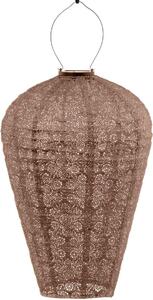 LUMIZ Lanterna solare Balloon XL | Fiore | Marrone moka | D35 H50 cm