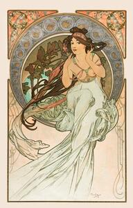 Riproduzione La musique Lithographs series, Alfons Mucha