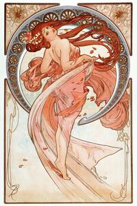 Riproduzione La danse Lithographs series, Alfons Mucha