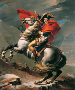 Riproduzione Napoleon Crossing the Alps on 20th May 1800, Jacques Louis David